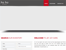 Tablet Screenshot of jeyjeycars.com